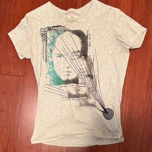 Diesel Gray Graphic Tee